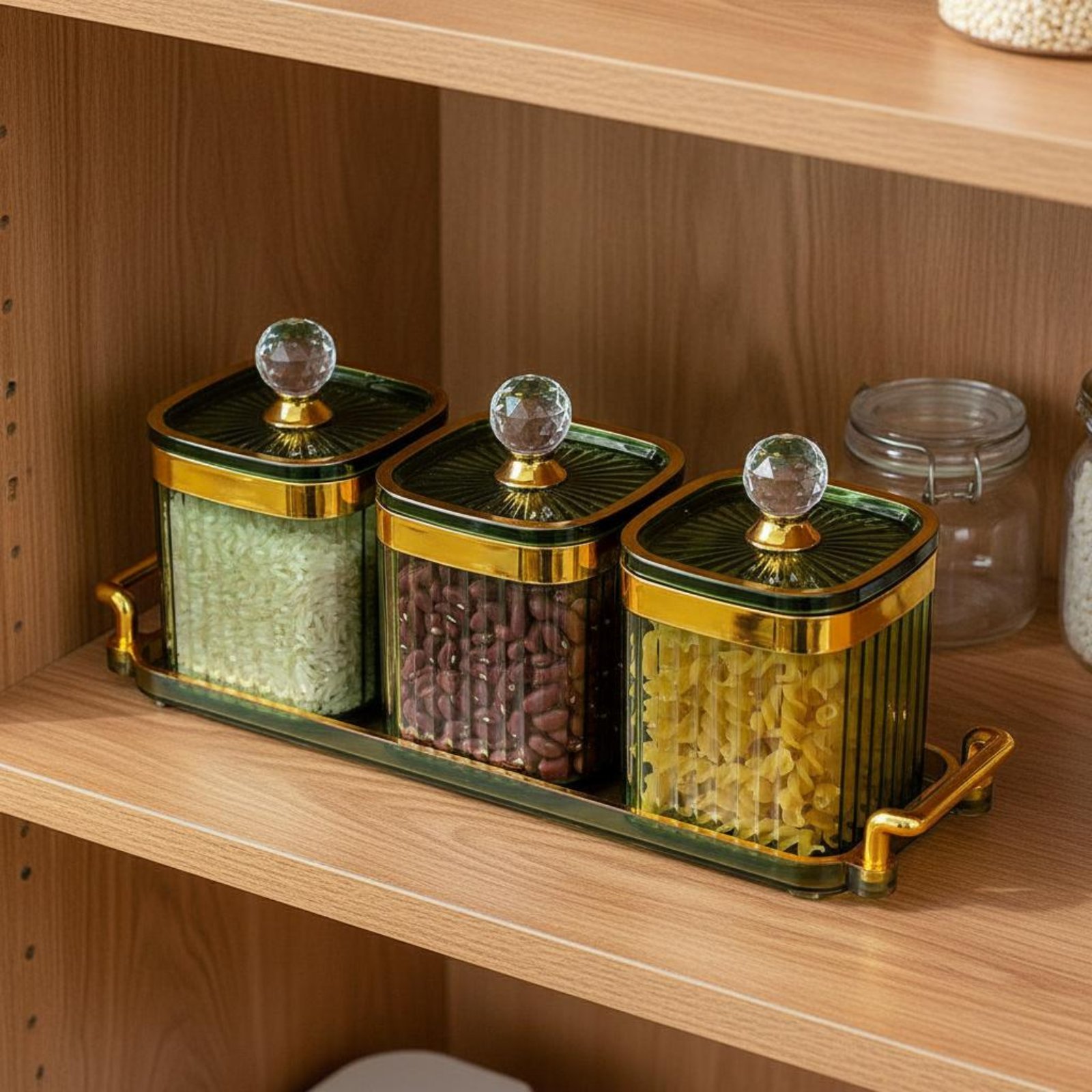 Storage Food Tray - Set di Contenitori Decorativi per Snack