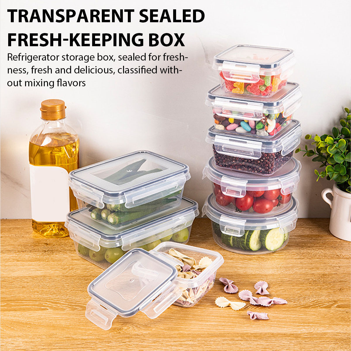 Food Storage Containers Set - 24 Pz/set Scatola di Conservazione degli