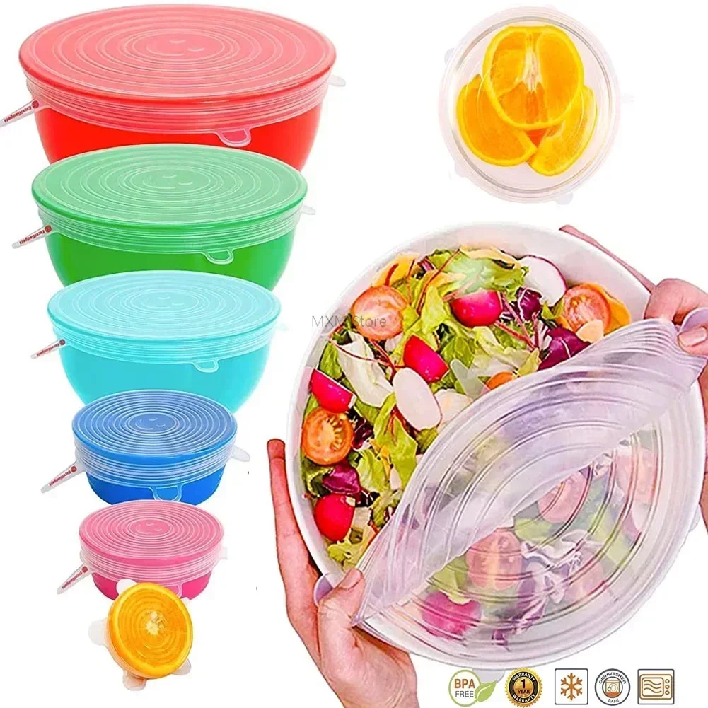 Silicone Stretch Lid - Universale per utensili da cucina coperchio