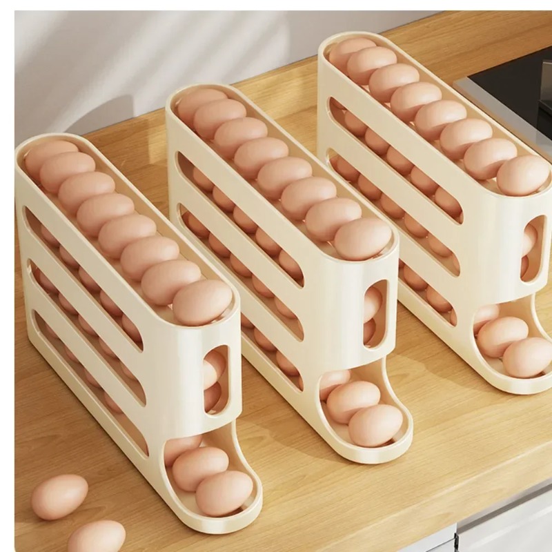 Egg Storage Holder - Portauova Automatico a 4 Livelli -