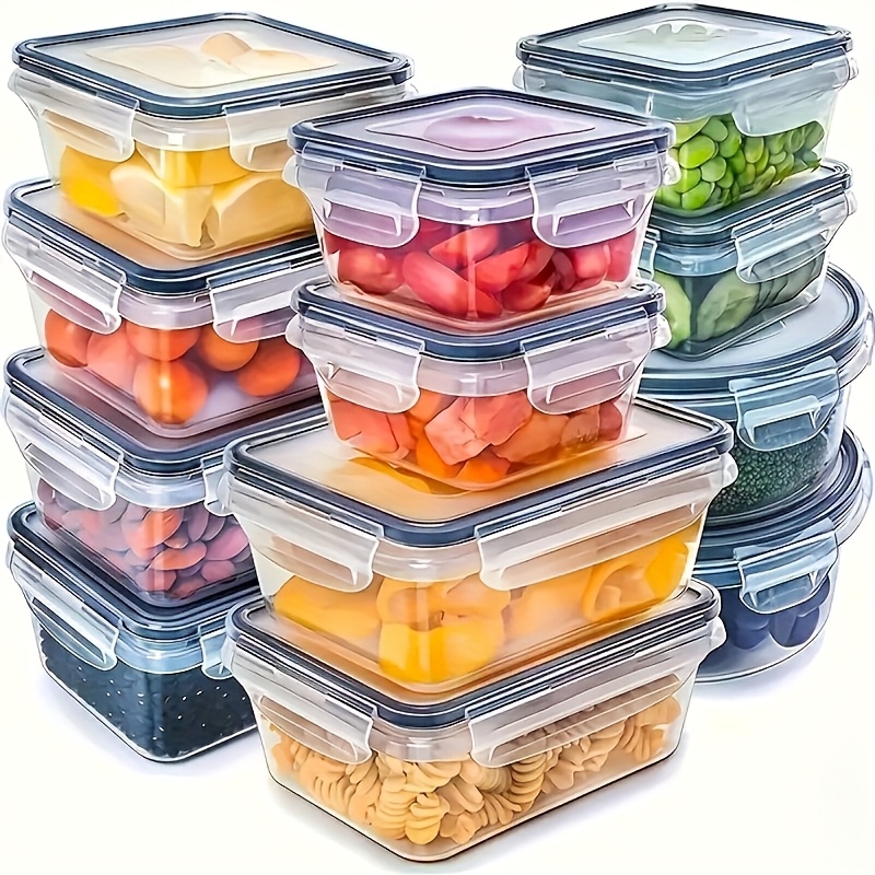 Food Storage Method - Set da 8 Pezzi: 4 Contenitori