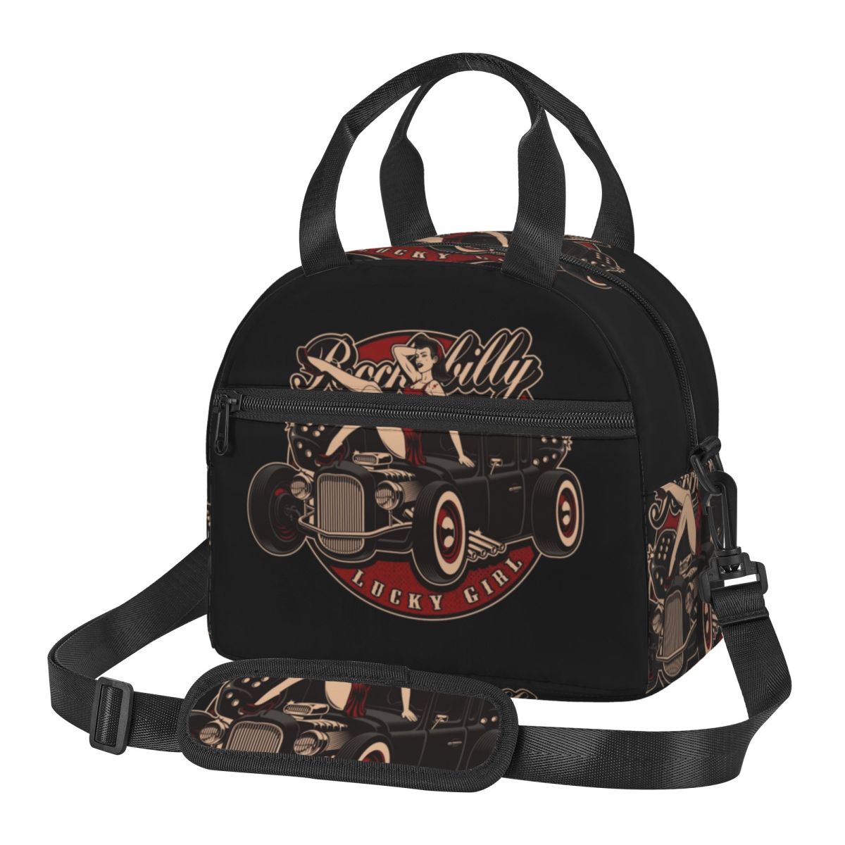 Food Storage Hot Box - Borsa termica per il pranzo Rockabilly