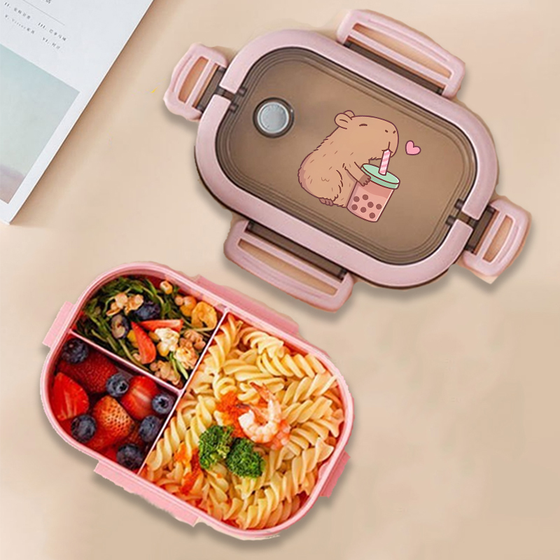 Food Storage Method - Capybara Bento Lunch Box Anime Animali