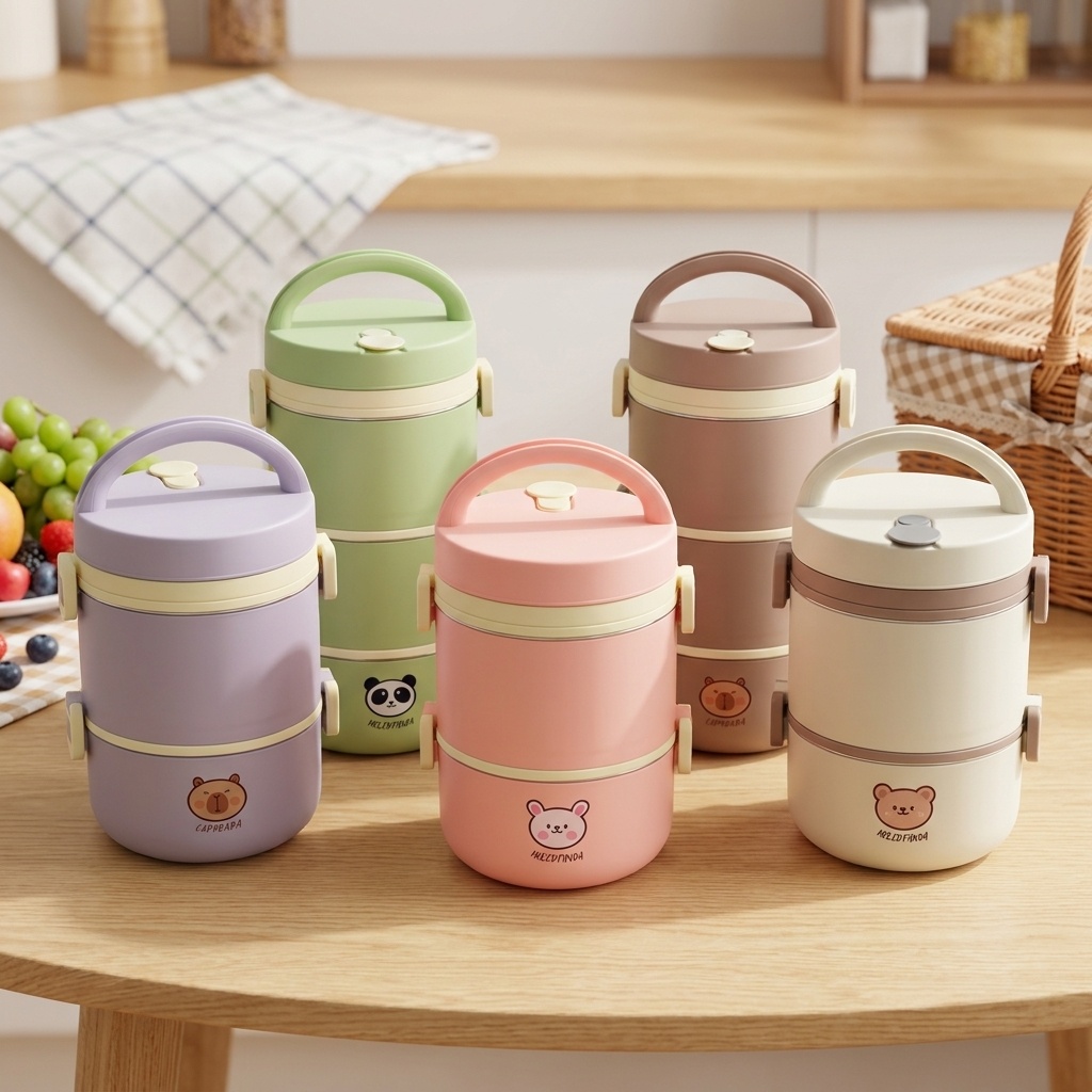 Food Storage Underground - Set di Contenitori Termici per Pranzo