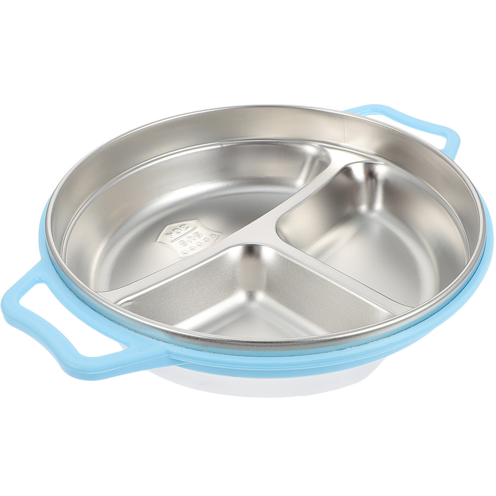 Food Storage With Dividers - Piatto per bambini in acciaio inossidabile
