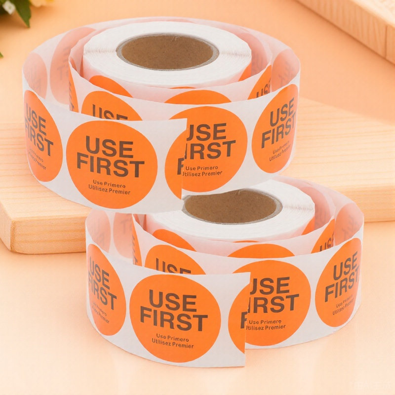 Food Storage Label - 2 Rotoli di Etichette Adesive per