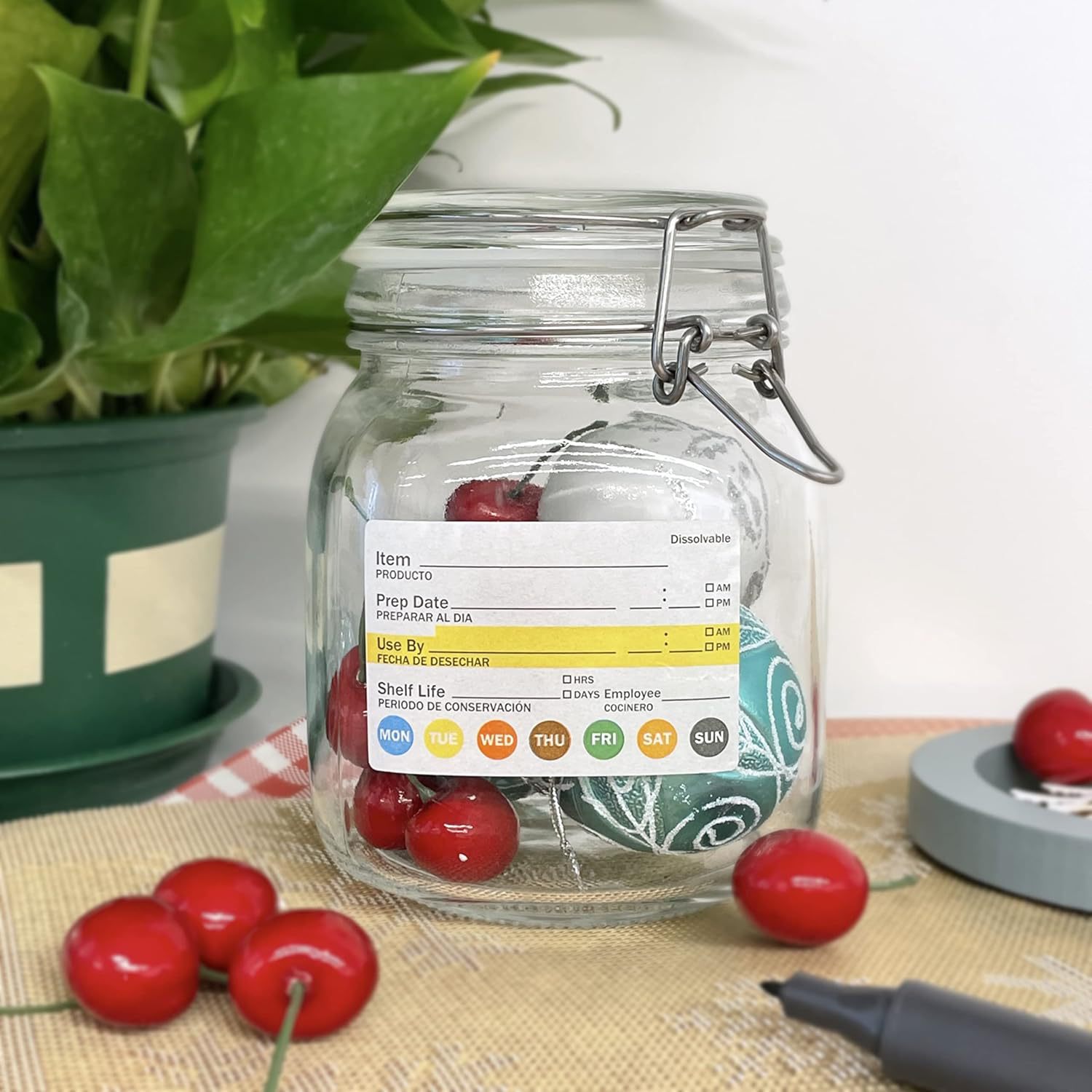 250 Pezzi/Rotolo Etichette Ade - Food Storage Label recensione e prezzo