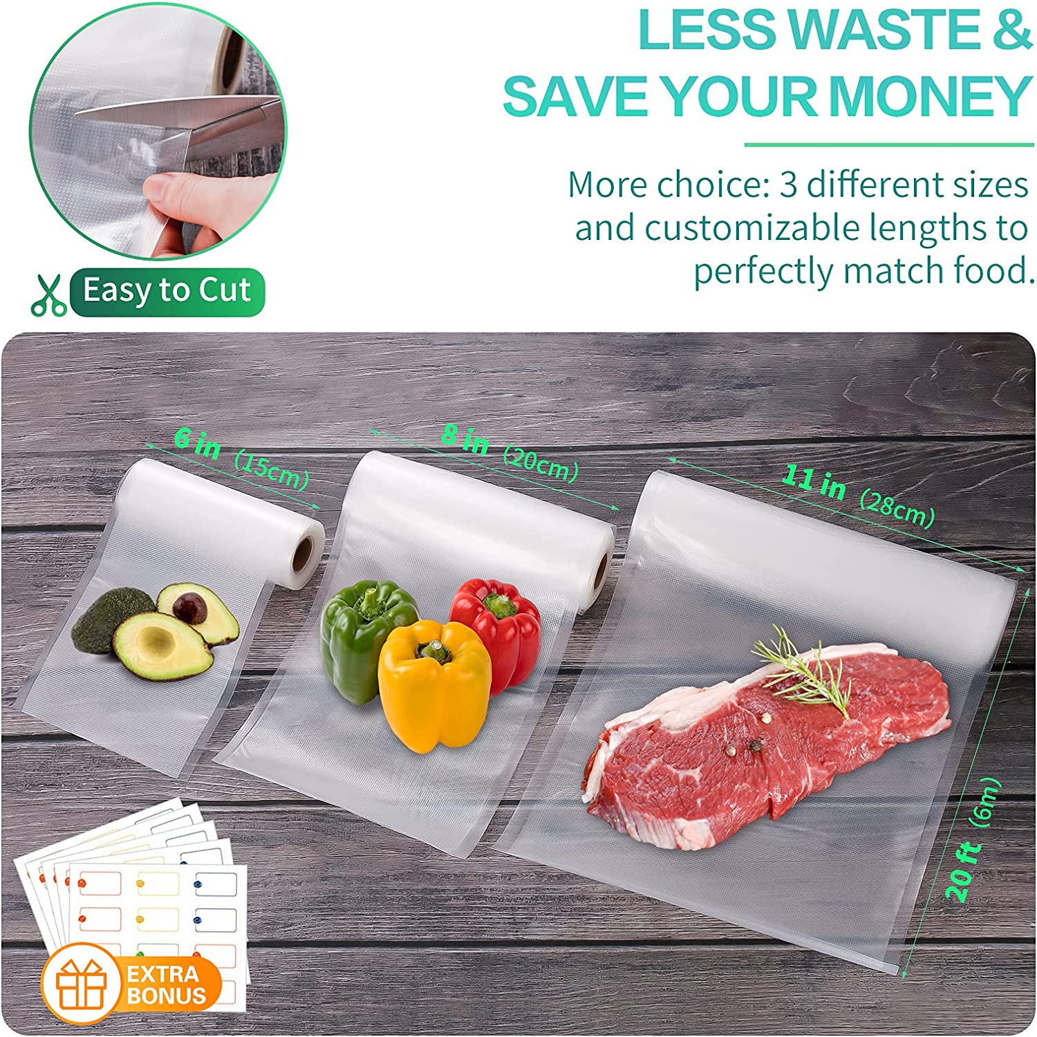 Sacchetti per Sottovuoto da Cu - Food Storage Method recensione e prezzo