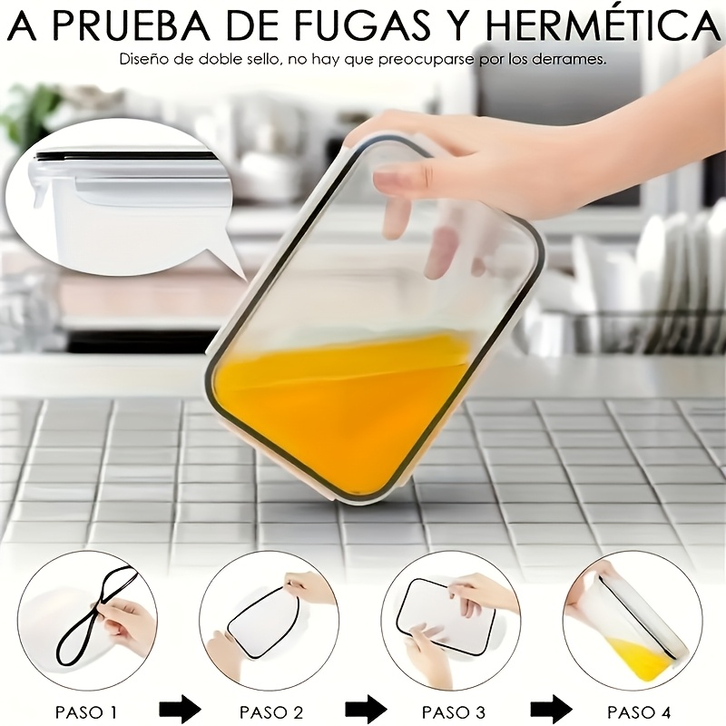 Set da 8 Pezzi: 4 Contenitori  - Food Storage Method recensione e prezzo
