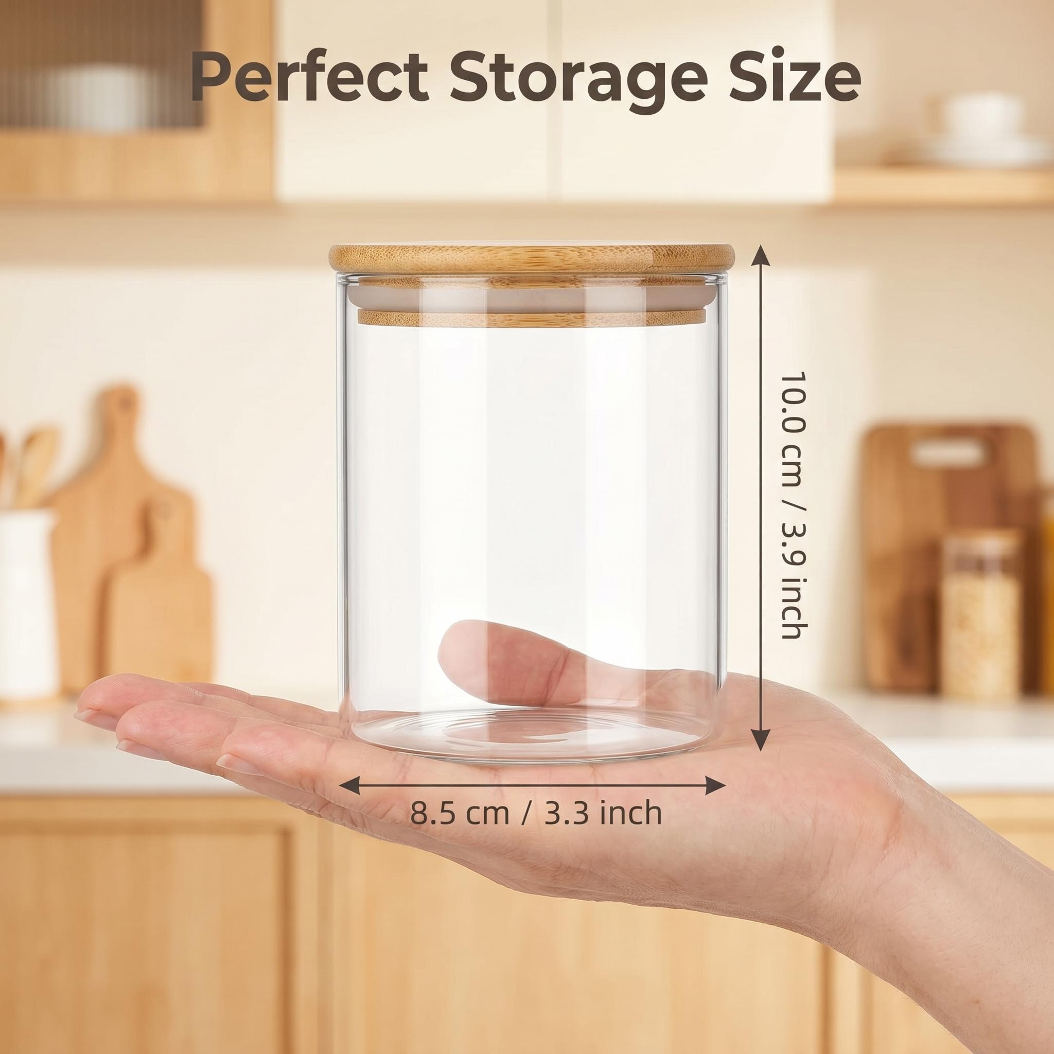 Set di 9 Contenitori in Vetro  - Food Storage Label recensione e prezzo