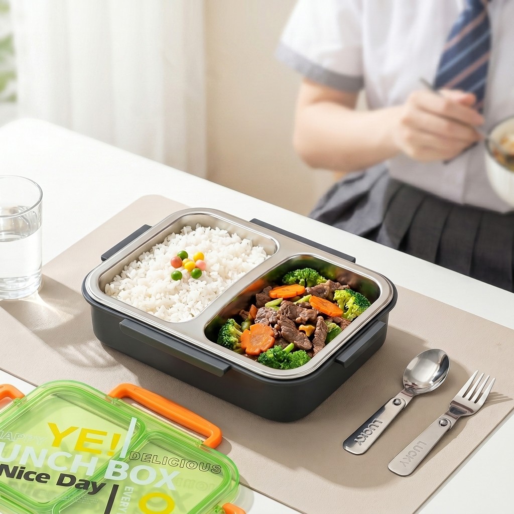 Contenitore per Pranzo in Acci - Food Storage With Dividers recensione e prezzo