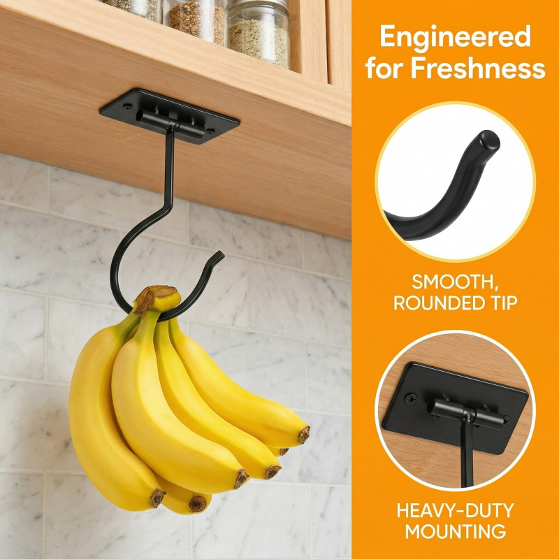 Gancio a banana autoadesivo in - Food Storage Method recensione e prezzo